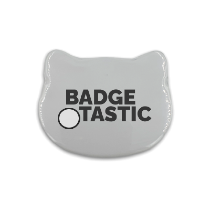 Custom Cat Head Button Badges