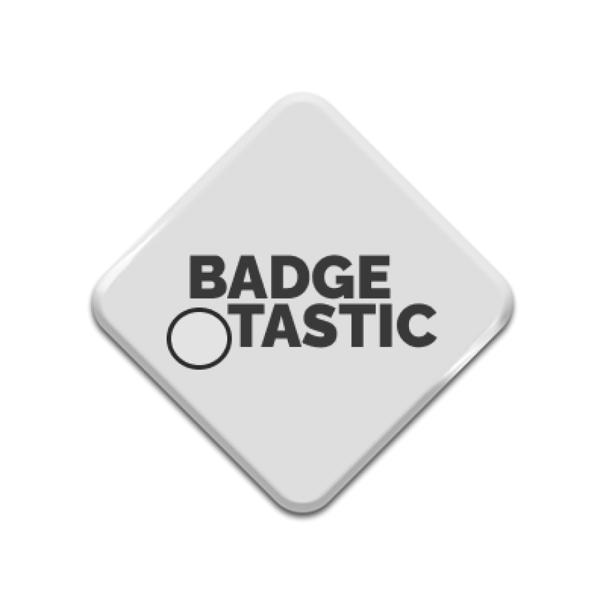 Custom Diamond Button Badges
