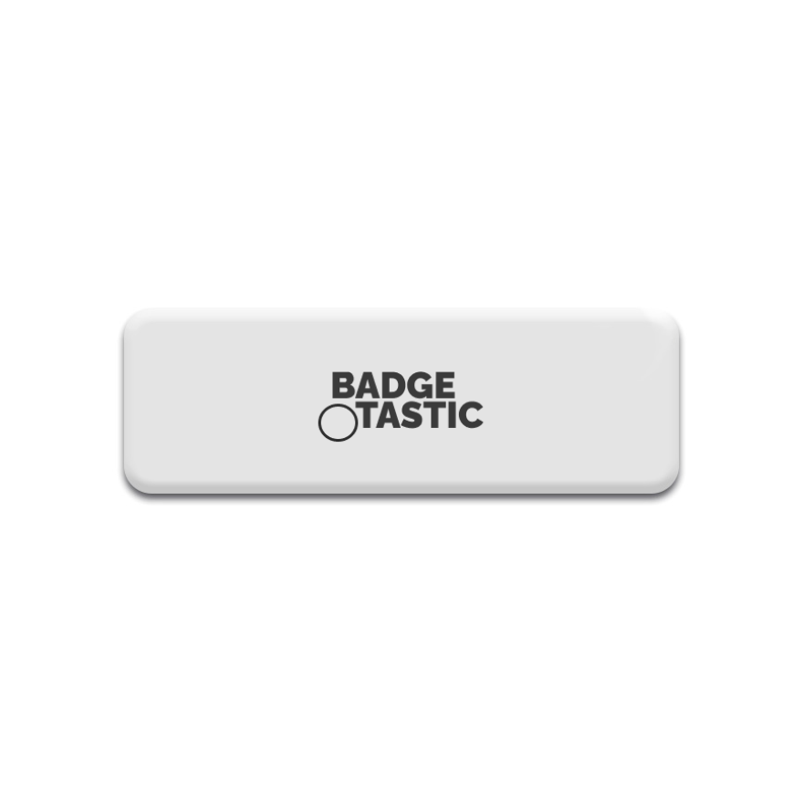Custom Rectangle Button Badges