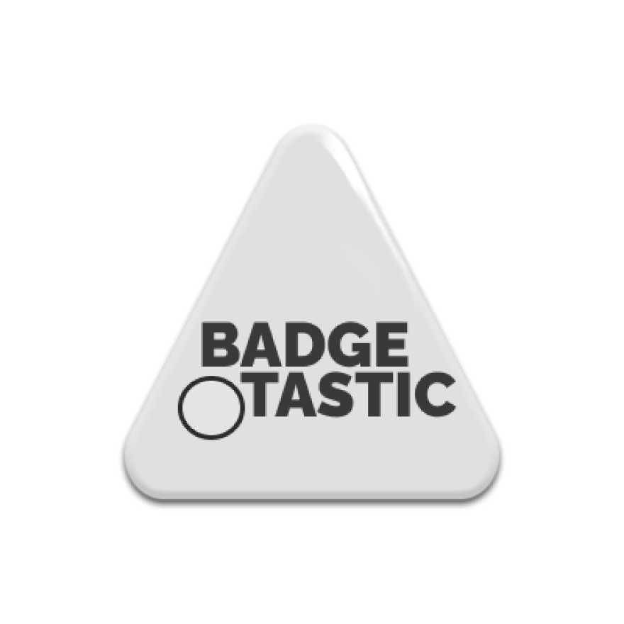 Custom Triangle Button Badges